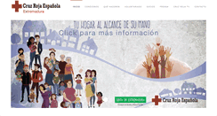 Desktop Screenshot of cruzrojaextremadura.org
